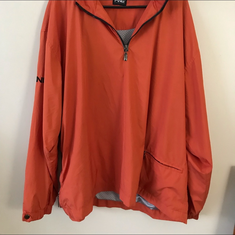 Mens Ping orange jacket size L